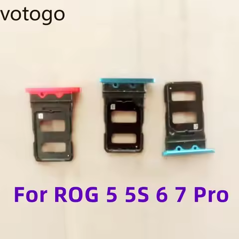 SIM Card Tray For Asus Rog Phone 2 3 5 5S 6 6D 7 8 9 10 Pro Ultimate 5G Sim SD Micro Card Pin Holder