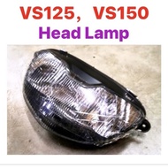 SUZUKI VS125 HEAD LAMP VS125 VS 125 VS150 VS 150 FRONT HEAD LIGHT LAMPU BESAR LAMPU DEPAN WITH SOCKE