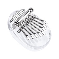 8 KEYS MINI KALIMBA KEYCHAIN TRANSPARENT