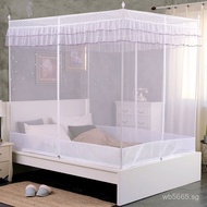Rice/Tent1.351.2Square Zipper Mosquito Net Three-Door Bed1.51.8m With Stand Bed-mounted Home Use Ant