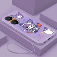 Xiaomi Redmi A5 POCO C71 Liquid Silicon Case Cute Kuromi Casing Candy Color Cover