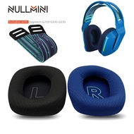 NullMini Mesh Sleeve Earpads for Logitech G335 G535 G733 Headphones - Replacement Ear Cushion Headba