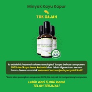 Minyak Kayu Kapur Tok Gajah Original HQ + Free Gift