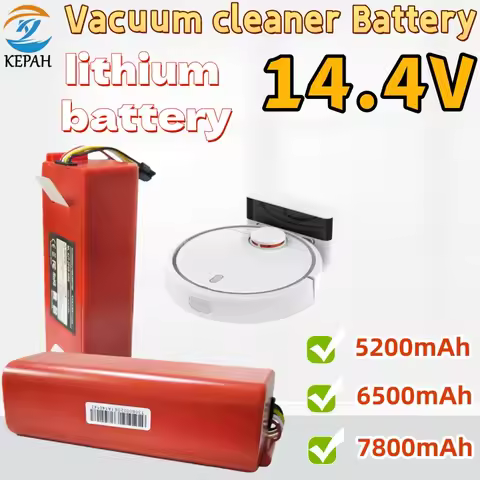 New 14.4V BRR-2P4S-5200S Robotic Vacuum Cleaner Battery For Xiaomi Roborock S55 S60 S65 S50 S51 S5 M