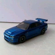 Hotwheels Nissan Skyline GT-R R34 (Rubber Tyre)