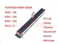 POTENSIO MIXER GESER KAKI 4 + 2 COCOK UNTUK MIXER YAMAHA - ASHLEY