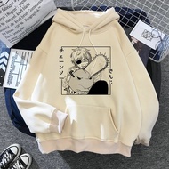 Anime Hoodie Chainsaw Man Pochita Hoodies Cosplay Sweatshirts Manga Cartoon Graphic Streetwear Long Sleeve Gothic Mens XS-4XL