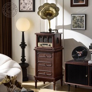 Rising Sales French Gramophone Retro Vinyl Record Record Player Audio Living Room European-Style Int