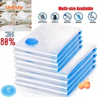 UMISTY 1PC Vacuum Sealer Packing Bag, Travel  Clothes Storage Compressed Bags,  Space Saving Large Capacity Transparent Space Saver Bag