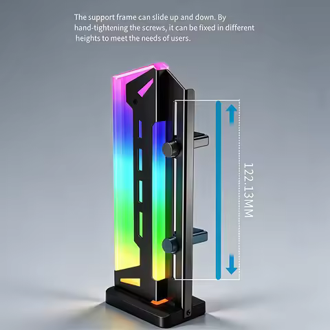 G-165 ARGB RGB Sync Graphics Card Bracket Vertical Installation Figurine Jack Fixed Colorful Compute