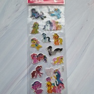  Puffy Cartoon Stickers - My Little Pony Series