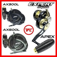 Expert Graphite Apex AX300L AX500L Overhead Slow Jigging Reel Baitcast BC AX SW Saltwater Fishing He