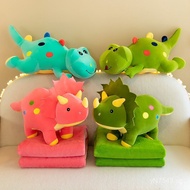 Foreign Trade Cushion Blanket 2-in-1 Pillow Quilt Cartoon Air Conditioner Quilt Car Dual-use Nap Tri