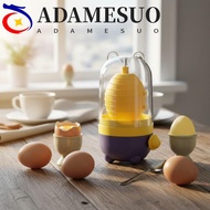 ADAMESUO Manual Egg Yolk Mixer, Mix Evenly Thickened Egg Scrambler, Cute Hand Pull Design Cartoon Bu