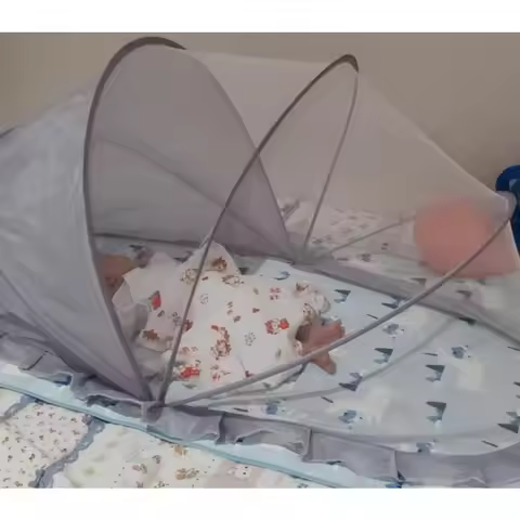 Foldable Mosquito Net Cover for Baby Crib 0-6T Kids Infant Newborn BeddingTent 125*65*65CM Crib Nett