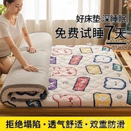New Printed Thickening Student Mattress Double Tatami Foldable Student Dormitory Lunch Break Mattress Factory Wholesale