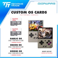Custom OS Cards for Portable Consoles Anbernic RG35XX GarlicOS KorikiOS and Miyoo MIni Plus OnionOS