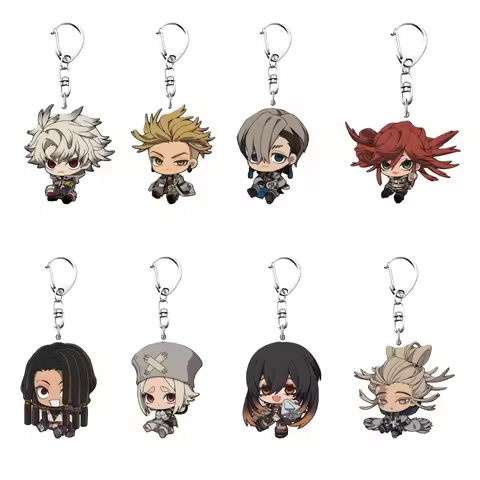 Anime GACHIAKUTA 6 cm Acrylic Cute Character Keychain Rudo Enjin Zanka Backpack Pendant Decoration F