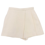Excellent condition ▲ VALENTINO XB3RA8E51CF Wool Silk Wrap Front Culottes Pants Ivory Size 36 Made i