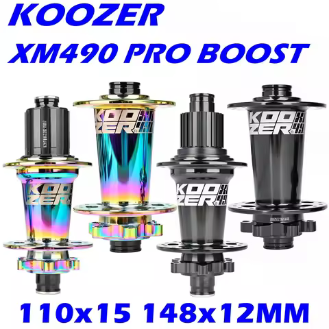 2025 Bicycle Hubs KOOZER XM490 PRO BOOST Mountain Bike Hub Steel Shaft Sealed Bearing 148x12MM 110x1