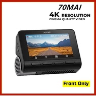 [Installation Provided] 70mai A800SE Set Car Recorder Dual vision 4K Ultra HD Screen 70 Mai DVR Dash