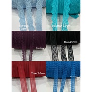 Elastic lace 2cm, 2.5cm, 3cm (10m)