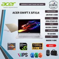 Laptop Acer Swift X 14 SFX14 GTX1650 RYZEN 5 5500 8GB 1TBSSD FHD IPS