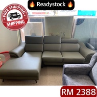 READYSTOCK 🔥 Sofa L shape Leather / Sofa L shape  / Sofa L shape Casa Leather[Free Shipping]