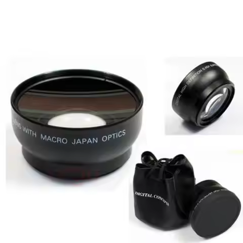 43mm 0.45X Wide Angle Macro Conversion Lens for NX3000 CANON HV20/30/40 HFM400 HFM52 HFM50 Panasonic