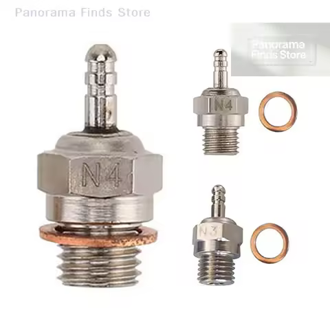 Universal #8 Glow Plug N3 N4 Spark Plug for Nitro Engine 1Pcs Suitable for HSP RC Car Spark Nitro En