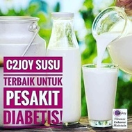 mixed skim milk and colostrum drink c2joy&free shaker