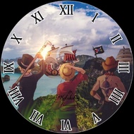 ONE PIECE Jam Dinding Anime One Piece Jam 30cm Jam Nami Jam Robin Jam Luffy Jam Usop Jam Zoro