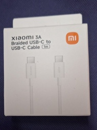 小米3A Braided USB-C to USB-C充電線 (1米)