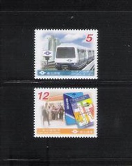 中華郵政套票 民國90年 特426 臺北捷運郵票 (814 ~ 815) ~ 套票 小型張 護票卡 首日封