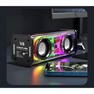 AGW V8 ลําโพงขนาดเล็ก ลําโพงบลูทูธ TWSอนุกรม บลูทูธ 5.0เสียงดีมาก ลำโพงบลูทูธ