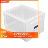 Aliwell Clear Lockable Storage Box Digital Combination Timed Medication Lock For HPT
