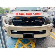 Toyota hilux Vigo 2005 - 2015 Trd GR sport front grill grille LED lamp light bodykit body kit