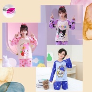 Pyjamas Kuromi , Pyjamas Budak , Nightwear , Kids Sleepwear , Pyjamas boy girl