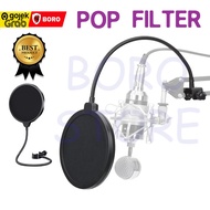 Shorush Pop Filter Layer Windscreen Microphone Mic Recording Condenser BM800 BM 800 Podcast