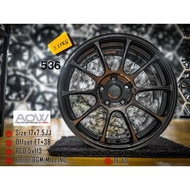 AOW ZE40 17x7.5JJ 5x113 DGM（536）