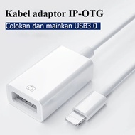 Mgbb OTG IP Lightning to USB Adapter Converter for7/8 X XR XS 11 12 Pro Max iPad iOS