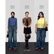 ECINOS - Jennie Hairy Wool Knitted Cardigan GAM