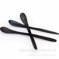 Horn Medicine Ox Spoon 3*1 Set of 3 Ox Horn Sampling Spoon Ox Horn Reagent Medicine Spoon Micro Meas