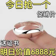 cincin batu lelaki cincin silver 925 original lelaki silver ring 925 Sterling Silver Ring Female Glo