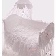 韓式浪漫風格訂製款寶寶嬰兒床 花邊純棉拆洗床圍 親子床品