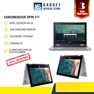 Acer Chromebook Spin 311 | N4120/4GB/32GB EMMC | (CP311-2H-C27N) (Silver) | IPS Touch Screen