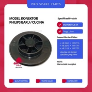 Gear Model / Lower Blender Connector Philips HR 2061/2071/2115/2116/1741/1791 - Blender Spare Parts