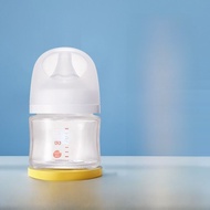 ขวดนมแก้ว Pigeon สำหรับเด็กแรกเกิดพร้อมลูกเต่าป้องกันลม ขวดนมปากเป็ด น้ำหนักทรงกลม สำหรับเด็กอายุ 0