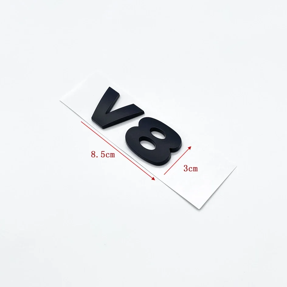 Car 3D ABS V8 HSE Rear Trunk Words Letter Logo Emblem Badge Decals Sticker For Land Rover Discovery
