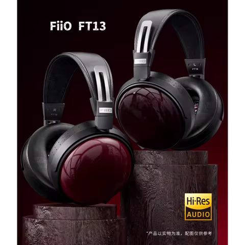 FiiO FT13 Closed End Headphones Purple Core Sumu Professional HIFI Wired Monitoring Big Ear High Qua